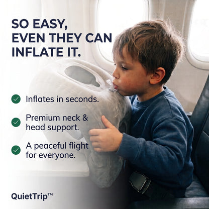 QuietTrip™ Inflatable Pillow